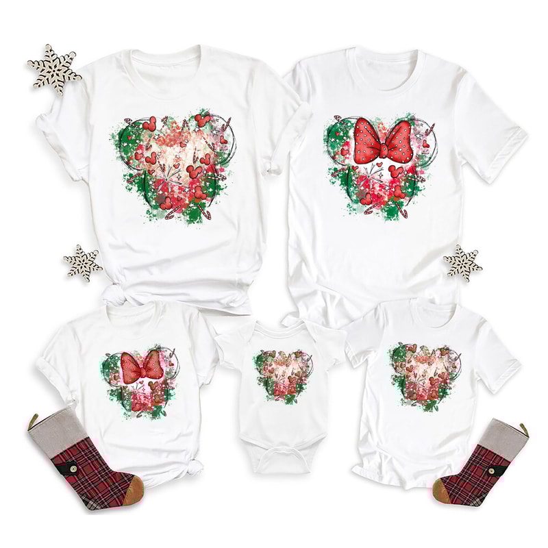 Disney Christmas Family Shirt, Mickey and Minnie Christmas Shirt, Christmas Ears Shirt, Disneyland Xmas T-Shirt, Disney Trip Xmas T-Shirt.jpg