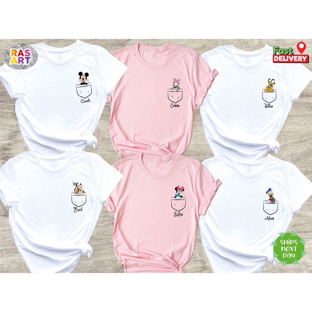 Disney Mickey and Minnie Shirts, Mickey Friends Shirts, Custom Disney Shirts, Donald Duck Shirt, Disney Pluto Shirt, Disneyland Shirts.jpg