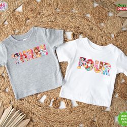 disney princess birthday shirt, princess birthday shirt, girls birthday shirt, custom disney birthday shirt, birthday pr
