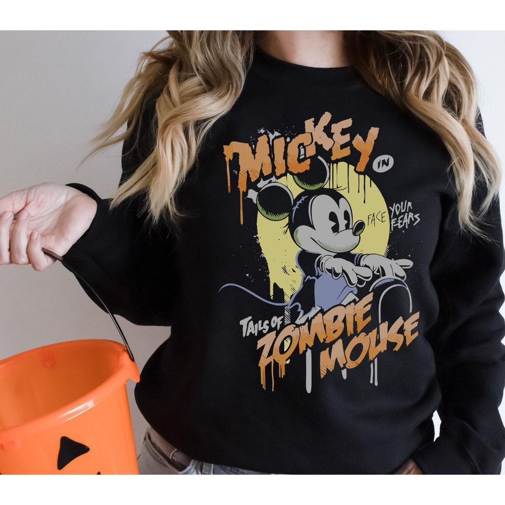 Disneyland Mickey Not So Scary Party Shirt, Mickey In Tales Of Zombie Mouse Sweatshirt, Halloween Mickey Shirt, Halloween Mickey Mouse Tee.jpg
