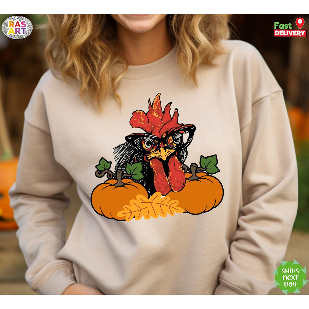 Happy Thanksgiving Turkey Sweatshirt, Cute Turkey Sweatshirt, Thankful Shirt, Holiday Family Shirts, Cute Fall Shirt, Autumn Fall Shirt.jpg