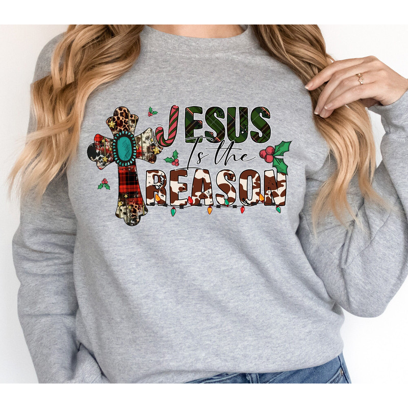 Jesus Christmas Sweatshirt, True Story Shirt, Christmas Gift Shirt, Jesus Love Shirt, Jesus Sweatshirt, Jesus The Reason Shirt, Faith Xmas.jpg