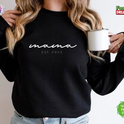 mama shirt, mama est shirt, mom shirt, new mom shirt, new mama shirt, mothers day shirt, mommy shirt, momma shirt, mommy