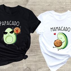 papacado mamacado shirt, avacado baby shower shirt, pregnancy shirt, new mom shirt, baby announcement tee, baby shower s