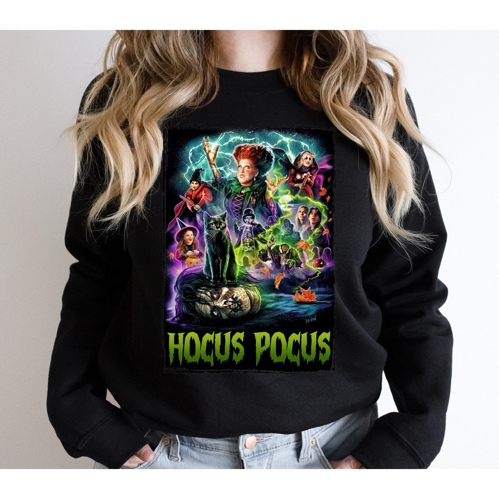 Sanderson Sisters Shirt, Hocus Pocus Shirt, It's Just A Bunch of Hocus Pocus Shirt, Halloween Shirt, Funny Halloween Shirt, Halloween Gift.jpg