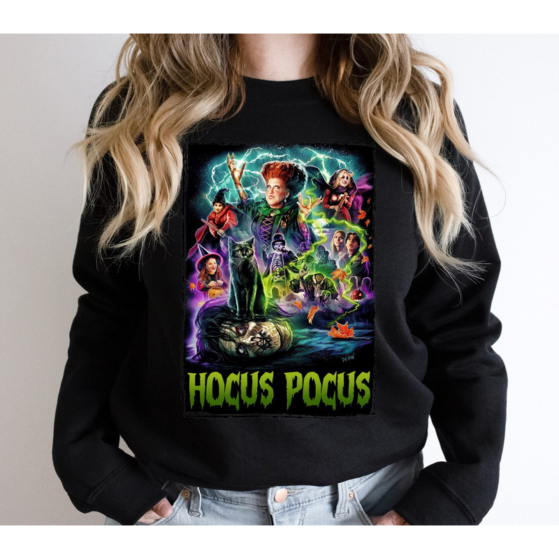 Sanderson Sisters Shirt, Hocus Pocus Shirt, It's Just A Bunch of Hocus Pocus Shirt, Halloween Shirt, Funny Halloween Shirt, Halloween Gift.jpg