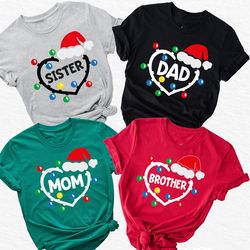 santa hat christmas shirt, christmas family shirt, santa hat shirt, christmas funny shirt, christmas tee, merry christma