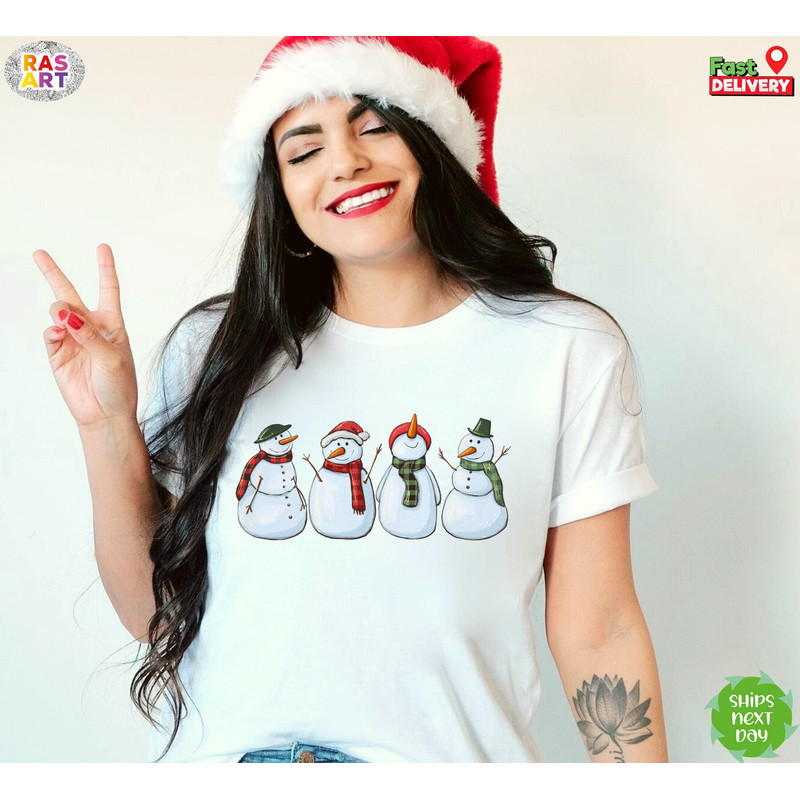Snowman T-Shirt, Christmas Shirt, Funny Snowman Tee, Merry Christmas Shirt, Snowman Christmas Shirt, Funny Holiday Shirt, Winter Kids Shirt.jpg