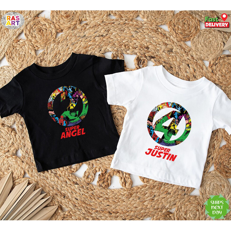 Super Hero Birthday Shirt, Avengers Birthday Shirt, Marvel Birthday Shirt, Birthday Boy Shirt, Custom Birthday Shirt, Custom Avengers Shirt.jpg