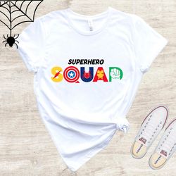 superhero squad shirt, avengers shirt, super hero shirt, marvel shirt, superhero squad shirt, marvel super heroes shirt,