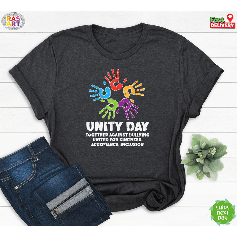 Together Against Bullying, Orange Anti Bullying Unity Day Kid, Orange Day Shirt, Anti Bullying Shirt, Social Justice Shirt.jpg