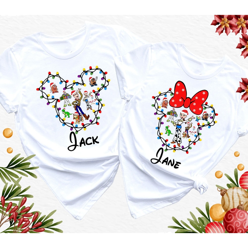 Toy Story Christmas Shirt, Mickey Minnie Christmas Shirt, Christmas Jessie and Woody Shirt, Disneyland Xmas Shirt, Disney Trip Xmas T-Shirt.jpg