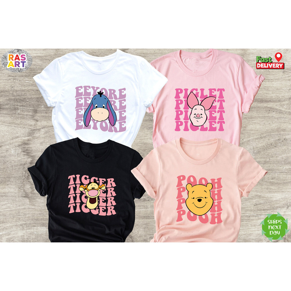 Winnie the Pooh Shirt, Pooh Disney Shirt, Winnie Tigger Shirt, Piglet Shirt, Eeyore Shirt, Disney Trip Shirt, Pooh Bear Shirt, Pooh Piglet.jpg
