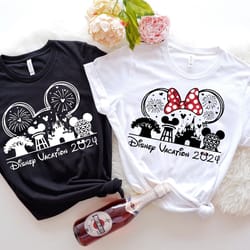 custom 2024 disney family vacation shirts, disney castle 2024 shirts, disney family matching tshirt, disney family 2024,