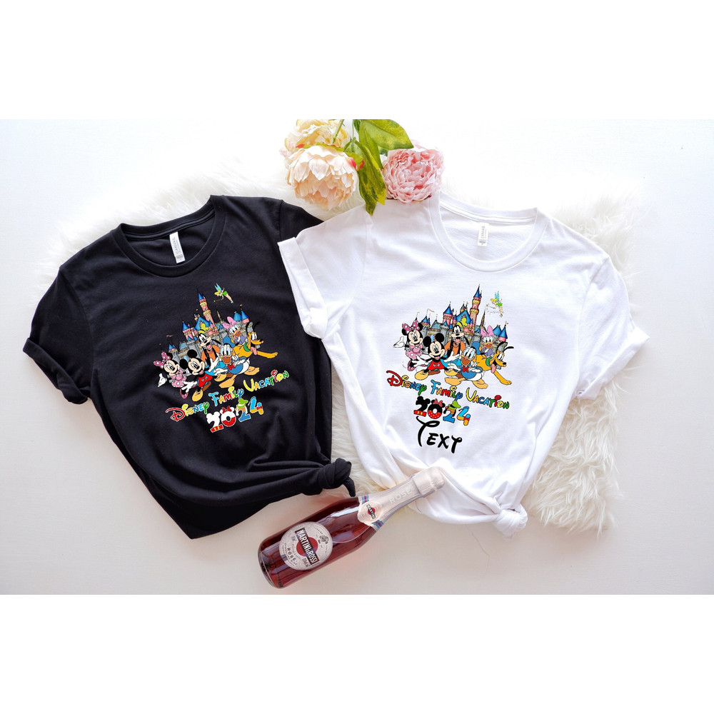 Custom Disney Family Vacation 2024 Shirt, Disneyland Family Shirts, Disney 2024 Shirt, Disney Trip Shirt, Family Disneyworld Shirts.jpg