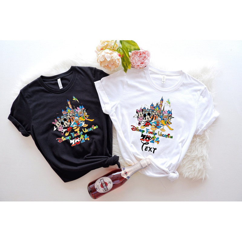 Custom Disney Family Vacation 2024 Shirt, Disneyland Family Shirts, Disney 2024 Shirt, Disney Trip Shirt, Family Disneyworld Shirts.jpg