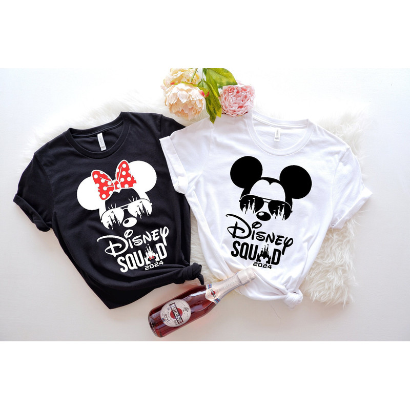 Custom Disney Family Vacation Shirts, Dinsey 2024 Shirts, Family Disney Matching Shirts, Disney Squad 2024 Shirts, Disney Castle Tshirts.jpg