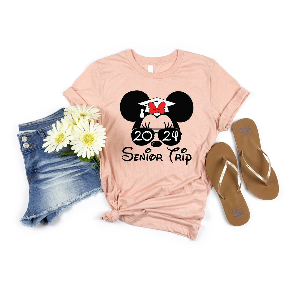 Custom Disney Graduation Shirts, Graduation Shirt, Class of 2024, Disney Family Shirts, Disneyland Shirts, Disneyworld Senior Trip Shirt.jpg