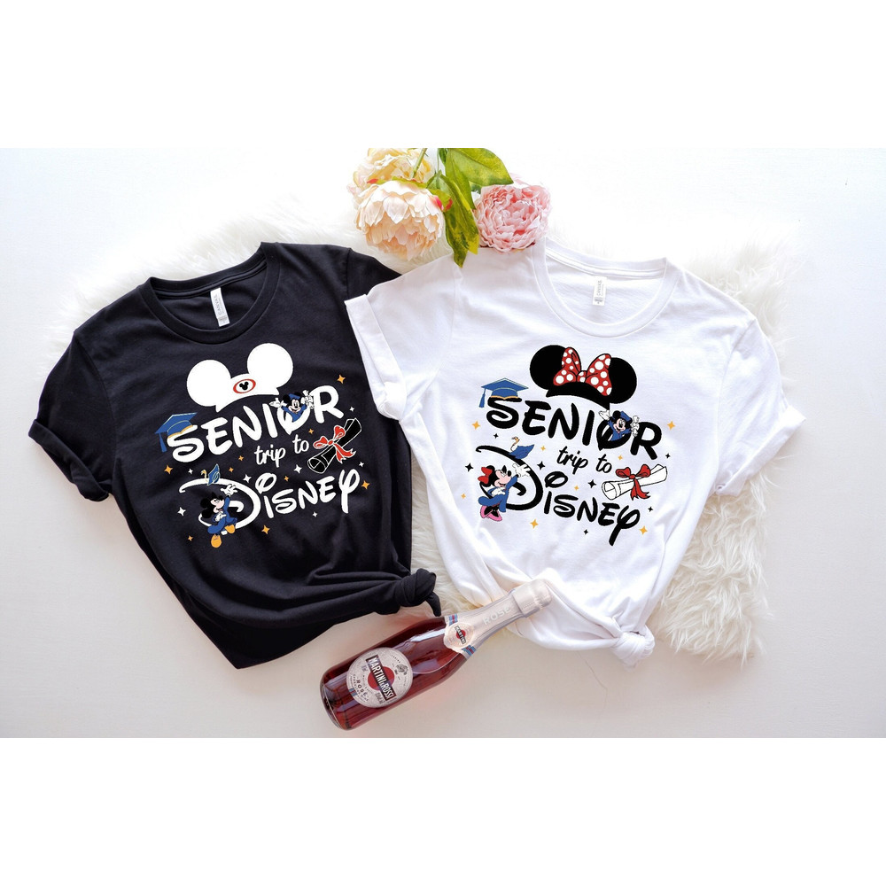 Custom Senior Trip To Disney Shirt, Disneyworld Graduation Shirts, Disney Graduation Shirts, Graduation Shirt, Disney Family Shirts.jpg