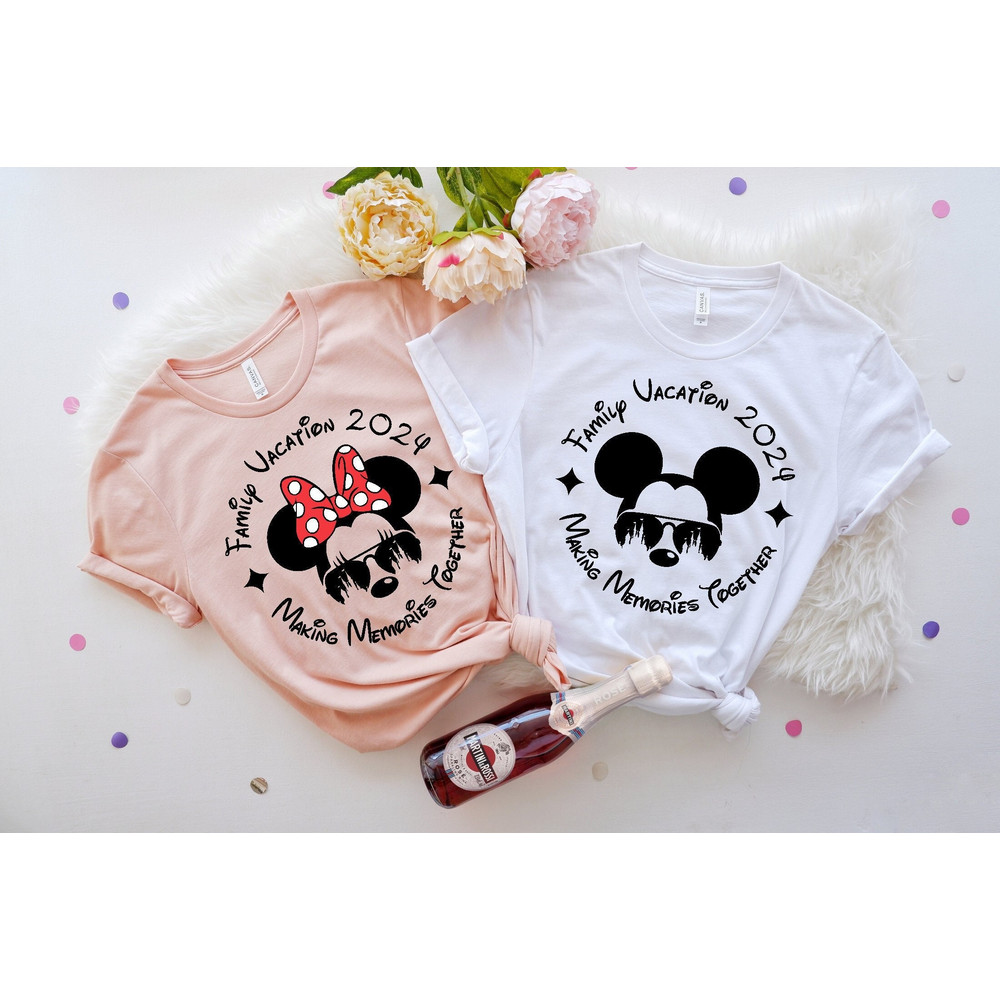 Making Memories Together, Disney Vacation 2024 Shirt, Family Disney Matching Shirt, Disney Trip Shirt, Disney Castle Shirt, Custom Disney.jpg