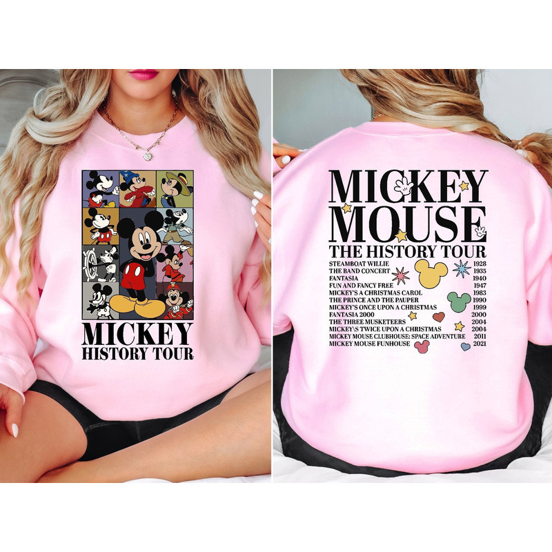 Mickey Mouse The History Tour, Disney Trip , Disney Sweatshirt, Family Disney Vacation, Disney Hoodie, Vintage Disney, Disneyworld Tour 2024.jpg