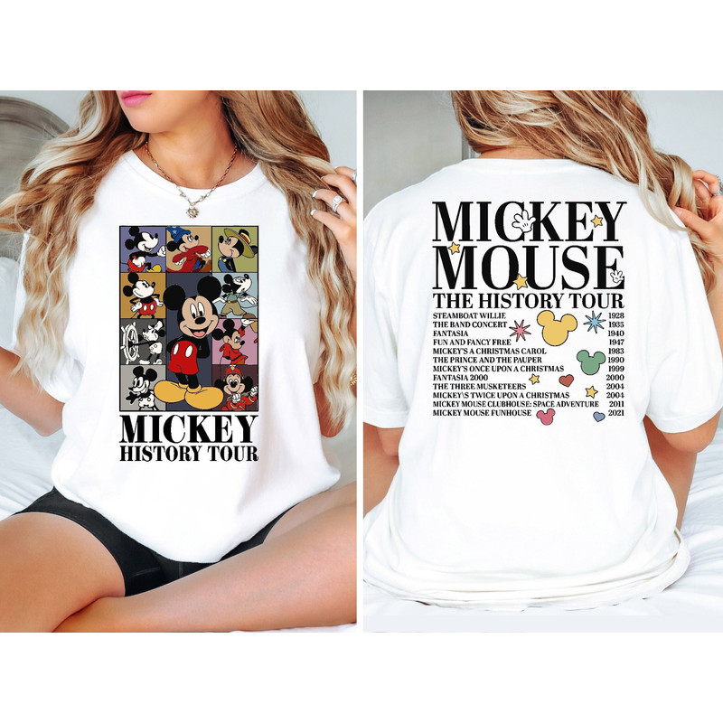 Mickey Mouse The History Tour, Disney Trip Shirt, Disney Shirt, Family Disney Tshirt, Family Disney Vacation Shirt, Disneyland Tshirt.jpg
