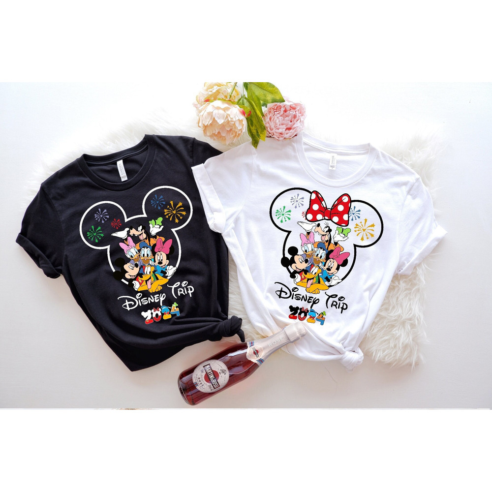 Personalized Disney Family Trip 2024 Shirts, Family Matching Disney Shirts, Disneyland Shirt, Disney Family Vacation Shirt, Disney 2024.jpg