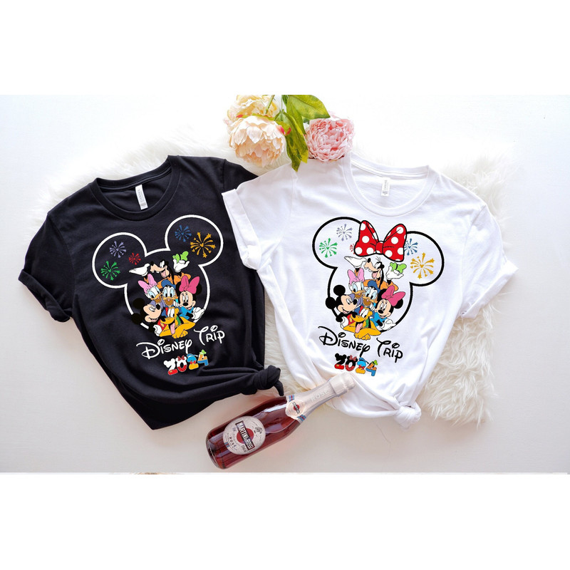 Personalized Disney Family Trip 2024 Shirts, Family Matching Disney Shirts, Disneyland Shirt, Disney Family Vacation Shirt, Disney 2024.jpg