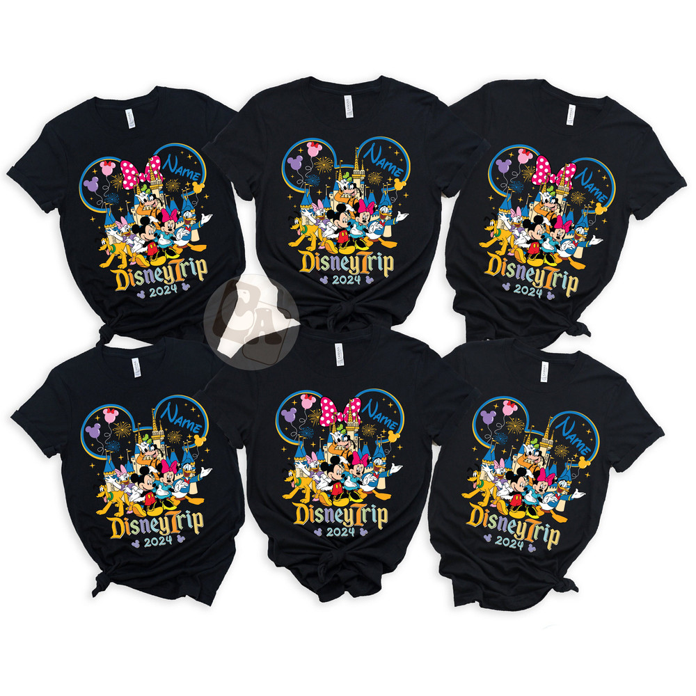 Custom Disney Family 2024 Shirts, Disney 2024 Trip Your Family Name Shirts, Disney Birthday Shirt, Disney Shirts, Disney 2024 Vacation Shirt.jpg