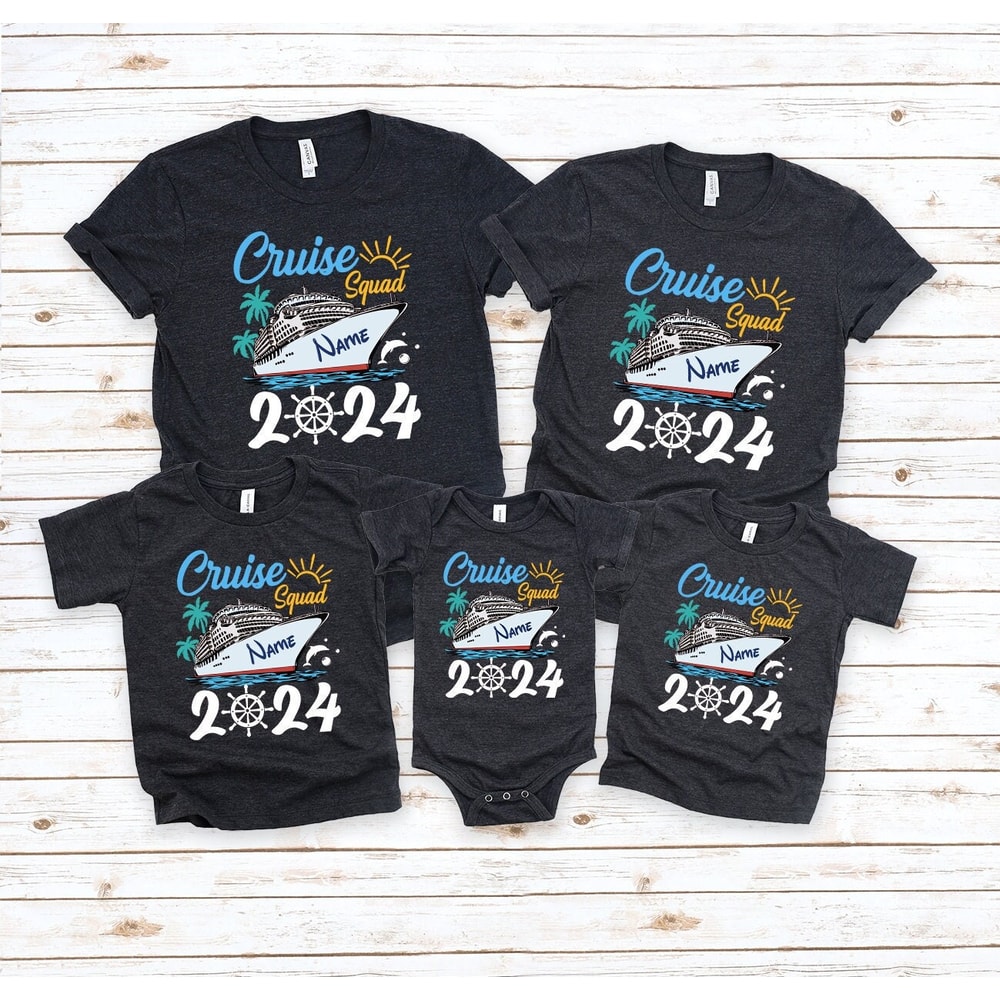 Custom Cruise Squad 2024 Shirt, Cruise Squad Shirt, Custom Cruise Squad Group Shirt for 2024 Season, Custom Family Cruise Shirts, Cruising.jpg