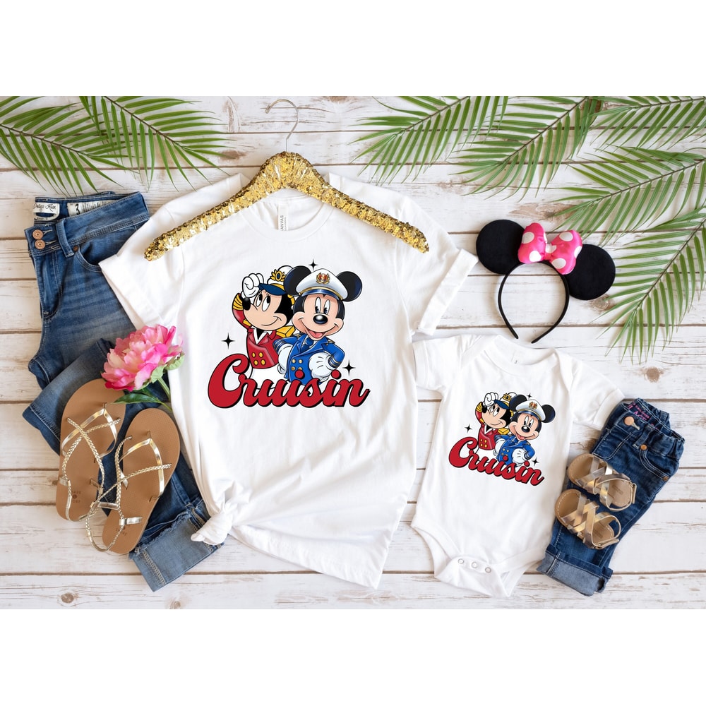 Disney Magical Cruisin' Shirt, Matching Disney Cruise Shirt, Disney Cruise Vacation Shirt, Mickey Minnie Lets Cruise Family Tshirts.jpg