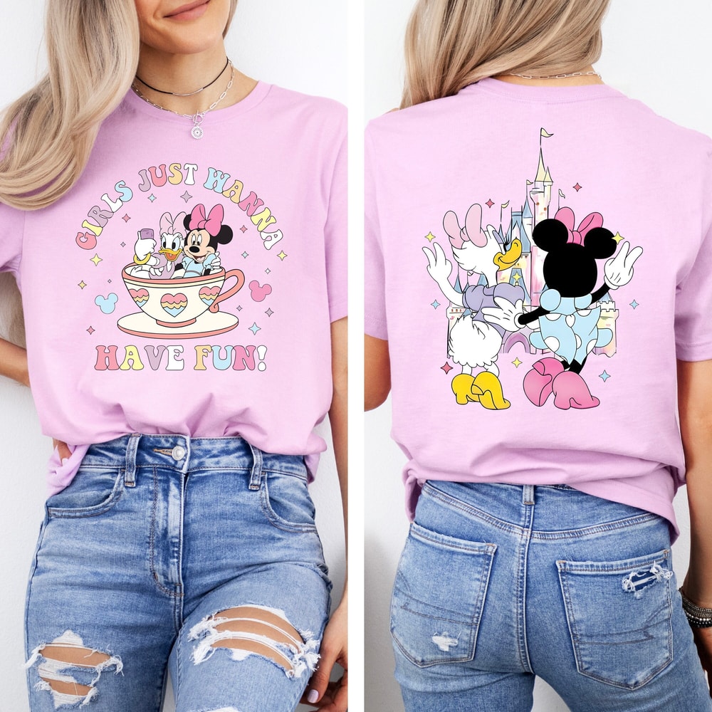 Disney Minnie Daisy Summer Shirt, Girls Just Wanna Have Sun, Disney Besties Shirt, Disney Summer Shirt, Disneyworld Shirt.jpg