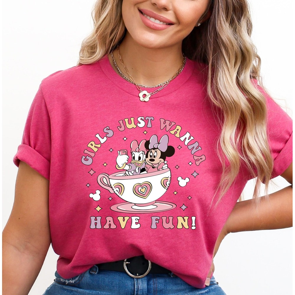 Disney Minnie Daisy Summer Shirt, Girls Just Wanna Have Sun, Disney Besties Shirt, Disneyworld Shirt, Disney Summer Shirt.jpg