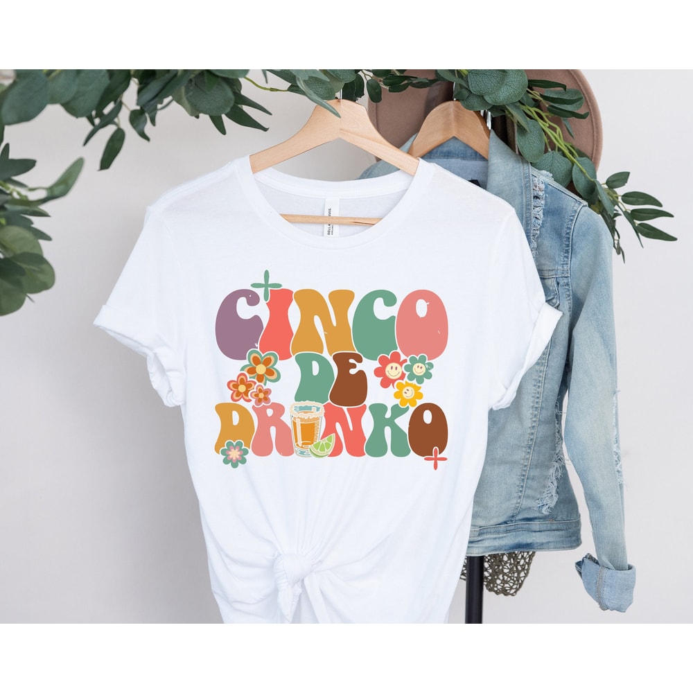 Cinco De Drinko Shirt, Mexican Party Tee, Mexico Trip Tee, Cinco De Mayo Tee, Mexico Vacation Shirt, Mexican Fiesta Shirt, Fiesta Squad Tee.jpg