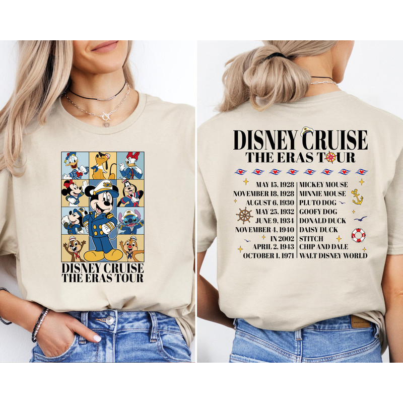 Disney Cruise T-Shirts, Family Cruise Shirt, Disney Family Matching Shirts, Disney Characters Shirt, Mickey and Friends Cruising T-Shirt.jpg