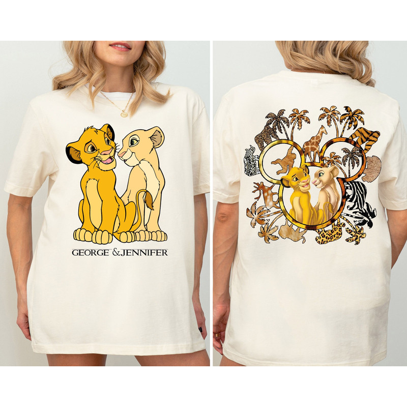 Disney Lion King Shirt, Simba and Nala Couple Shirt, Disney Animal Kingdom Shirt, Disney Honeymoon Shirt, Disney Trip Shirt, Disneyland Tee.jpg