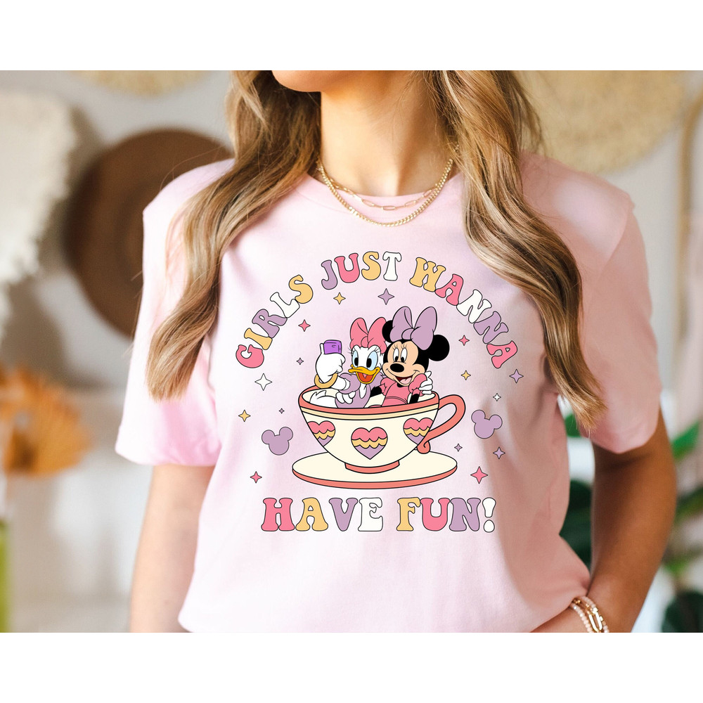 Disney Minnie Daisy Summer Shirt, Girls Just Wanna Have Sun, Disney Besties Shirt, Disneyworld Shirt, Disney Summer Shirt.jpg