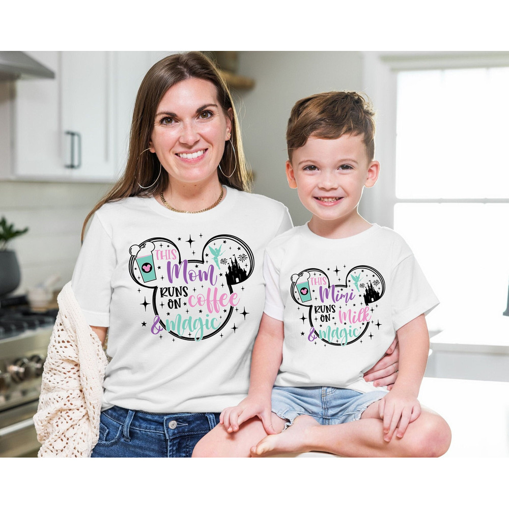Disney Mom Shirt, Disney Mom Coffee Shirt, Disney Mothers Coffee Magic Shirt, Mother's Day Shirt, Disney Run Shirt, Disney Family Trip Shirt.jpg