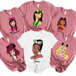 disney princess shirt, custom princess shirt, cinderella shirt, snow white shirt, elsa shirt, disney birthday princess,