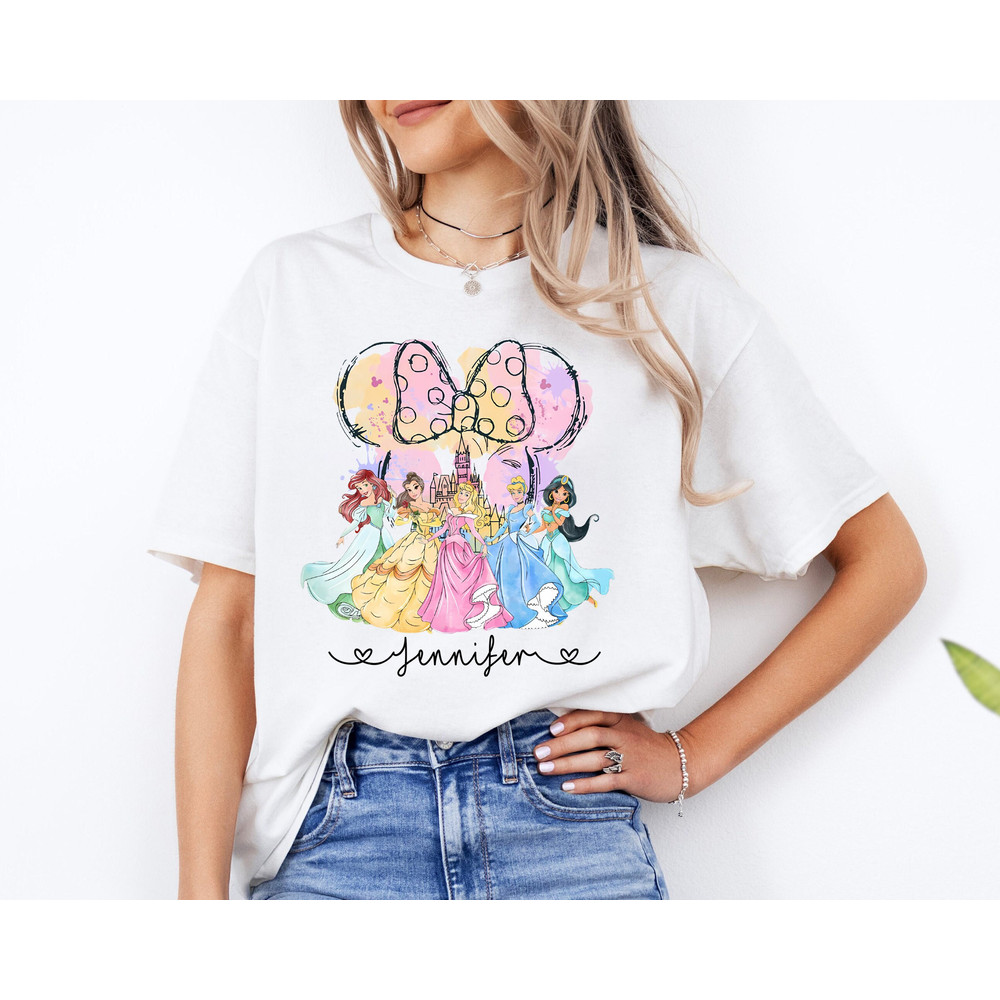 Disney Princess Shirt, Disney Watercolor Castle Tee, Disney Vacation, Disney Princess Sweatshirt, Disney Girls Trip, Princess Castle Tee.jpg