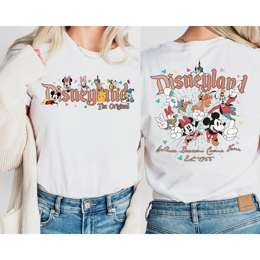 Disneyland The Original Shirt, Mickey Disneyland Shirt, Mickey and Friends Shirt, Disneyland Trip Shirt, Family Disney Trip Shirt 1.jpg