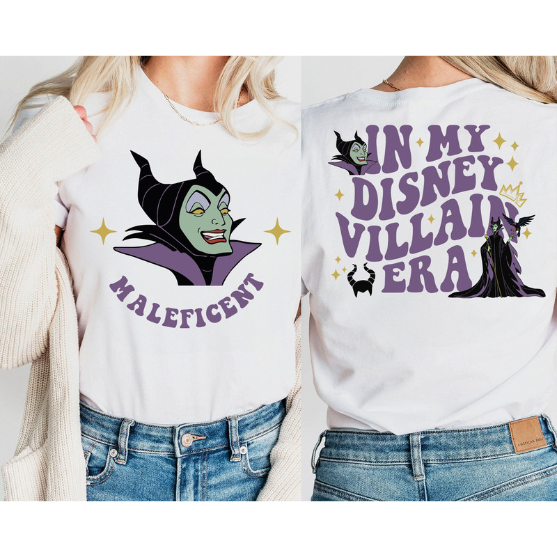 In My Disney Villain Era Shirt, Maleficent T-Shirt, Evil Queen Tee, Disney Villains Shirt, Evil Friends T-Shirt, Bad Witches Shirt.jpg