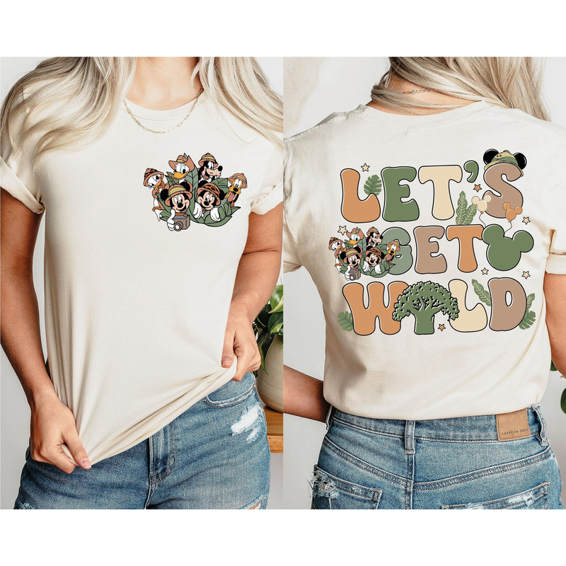 Lets Get Wild Disney Shirt, Animal Kingdom Shirt, Disney Safari Trip Shirt, Disney Wild Trip Tee, Mickey & Friends Wild Tee, Wild About Trip.jpg