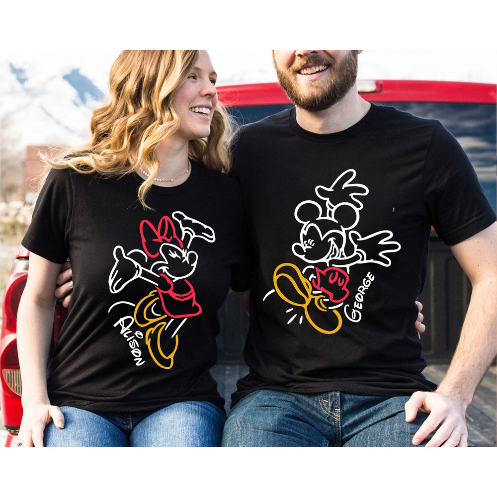 Mickey and Minnie Shirt, Disney Lovers Shirt, Matching Minnie Mickey Shirt, Disney Couple Shirt, Disney Honeymoon Shirt, Disneyland Shirt.jpg