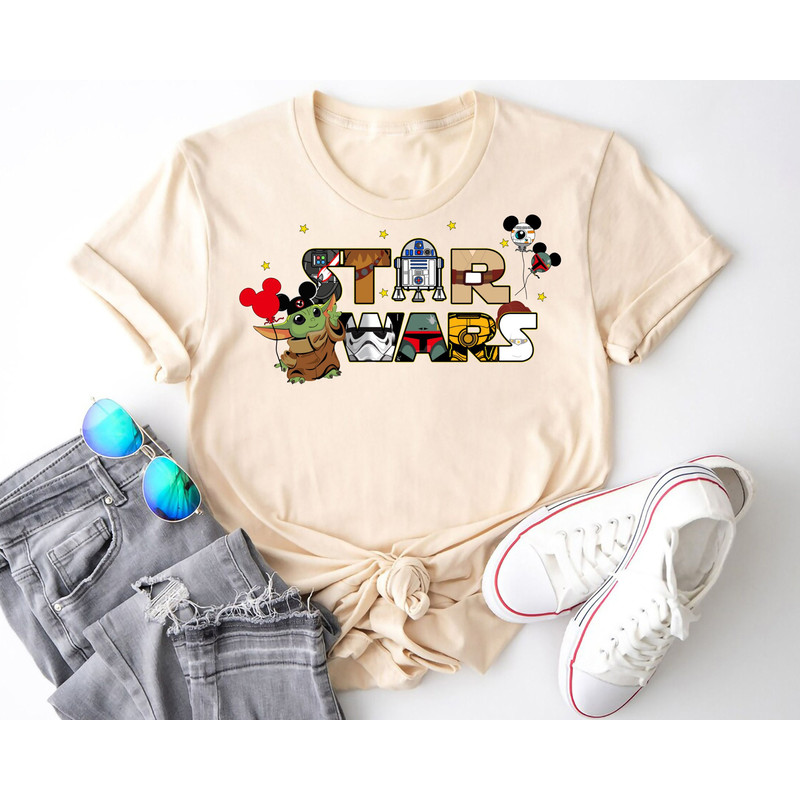 Star Wars Baby Yoda Shirt, Disney Star Wars T-Shirt, Star Wars Fan Shirt, Galaxy's Edge Shirt, Star Wars Grogu Shirt, Baby Yoda Shirt.jpg