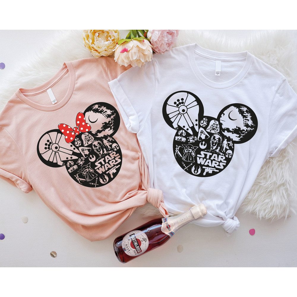 Star Wars Mickey Mouse Shirt, Disney Family Shirts, Mickey Head Star Wars Shirt, Death Star Shirt, Star Wars Tees, Disney Trooper Galaxy Tee.jpg