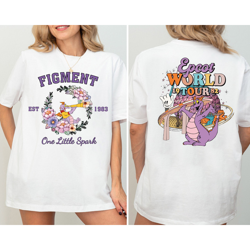 Walt Disney World Figment Sweatshirt, Purple Dragon Shirt, Figment Est 1983 Shirt, Figment Shirt, Matching Disney, Figment Shirt For Kids.jpg