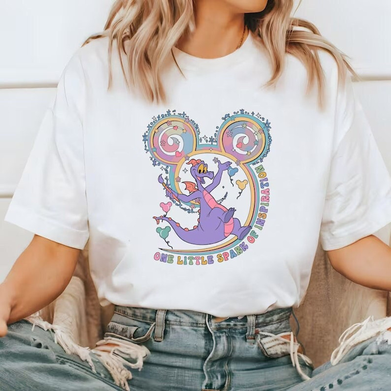 Comfort Colors Figment Shirt, Figment One Little Spark of Inspiration Shirt, Purple Dragon Shirt, Dragon Shirt, Disney Figment Shirt.jpg