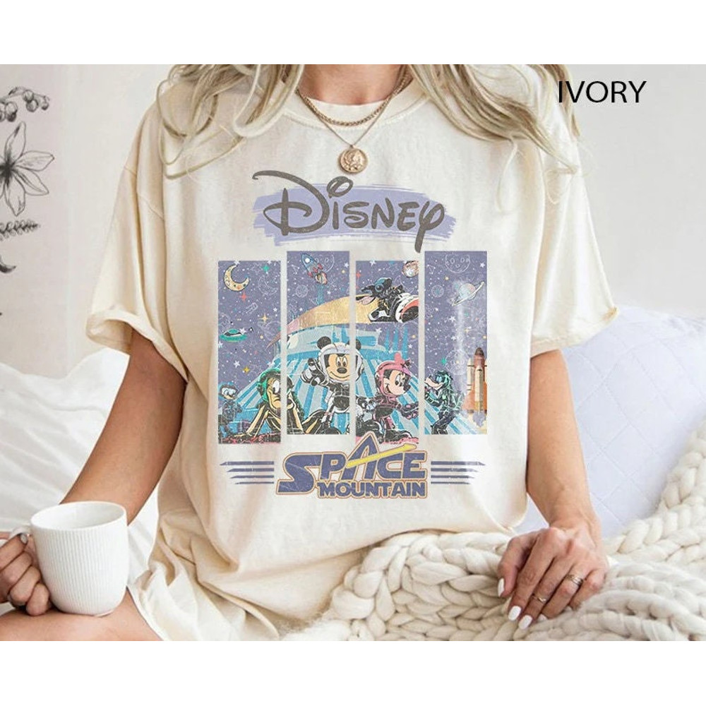 Disney Space Astronauts Shirt, 90's Space Mountain Shirt, Mickey And Friends Space Shirt, Magic Kingdom Shirt, Comfort Colors Shirt.jpg