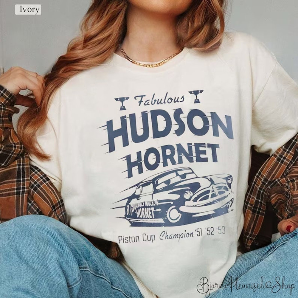 Doc Hudson Comfort Colors Shirt, Doc Hudson Hornet Shirt, Cars Movie Shirt, Fabulous Hudson Hornet Shirt, Disney Cars Shirt, Disney Shirt.jpg